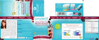 Oxylent Oxylent 5-In-1 Multivitamin Supplement Drink Sparkling Blackberry Pomegranate Flavor - awardwinning multivitamin supplement drink