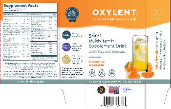 Oxylent Oxylent 5-In-1 Multivitamin Supplement Drink Sparkling Mandarin - 5in1 multivitamin supplement drink