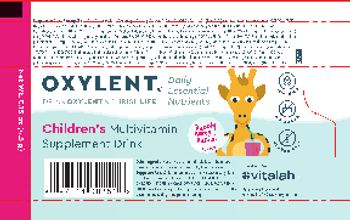 Oxylent Oxylent Children's Multivitamin Supplement Drink Bubbly Berry Punch! Flavor - childrens multivitamin supplement drink