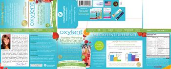 Oxylent Oxylent Multivitamin Supplement Drink 5-in-1 Formula Variety Pack - these statements have not been evaluated by the food and drug administration this product is not int