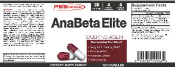 P E Science AnaBeta Elite - supplement