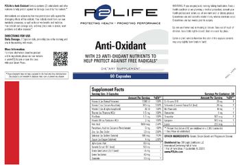 P2Life Anti-Oxidant - supplement