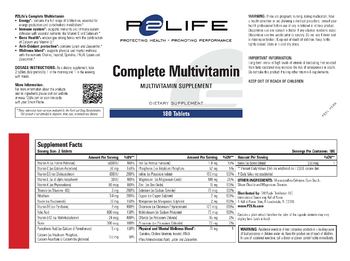 P2Life Complete Multivitamin - multivitamin supplement