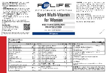 P2Life Sport Multi-Vitamin for Women - supplement