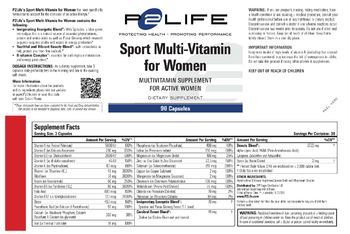 P2Life Sport Multi-Vitamin For Women - multivitamin supplement for active women supplement