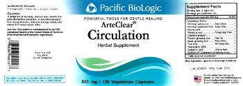 Pacific BioLogic ArteClear Circulation - herbal supplement
