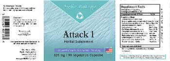 Pacific BioLogic Attack 1 - herbal supplement