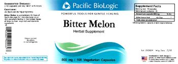 Pacific BioLogic Bitter Melon - herbal supplement