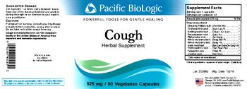 Pacific BioLogic Cough - herbal supplement
