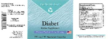 Pacific BioLogic Diabet - herbal supplement