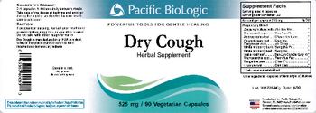 Pacific BioLogic Dry Cough - herbal supplement