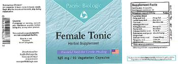 Pacific BioLogic Female Tonic - herbal supplement