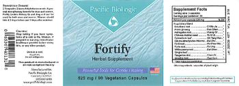 Pacific BioLogic Fortify - herbal supplement