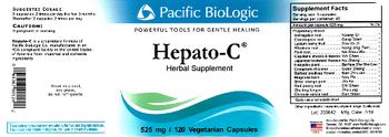 Pacific BioLogic Hepato-C - herbal supplement