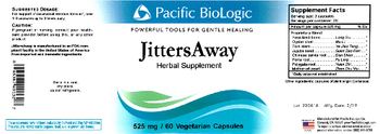 Pacific BioLogic JittersAway - herbal supplement