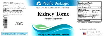 Pacific BioLogic Kidney Tonic - herbal supplement