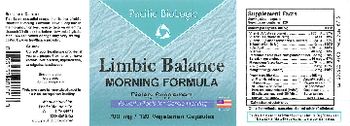Pacific BioLogic Limbic Balance Morning Formula - supplement