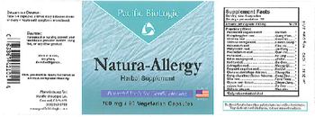 Pacific BioLogic Natura-Allergy - herbal supplement