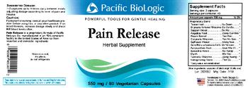Pacific BioLogic Pain Release - herbal supplement