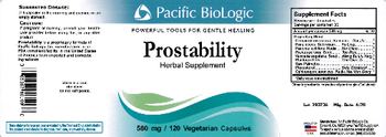 Pacific BioLogic Prostability - herbal supplement