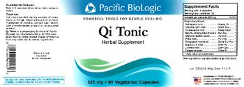 Pacific BioLogic Qi Tonic - herbal supplement