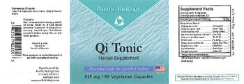 Pacific BioLogic Qi Tonic - herbal supplement