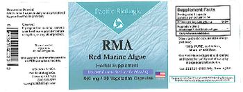 Pacific BioLogic RMA Red Marine Algae - herbal supplement