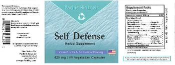 Pacific BioLogic Self Defense - herbal supplement