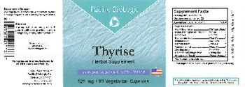 Pacific BioLogic Thyrise - herbal supplement