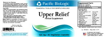 Pacific BioLogic Upper Relief - herbal supplement