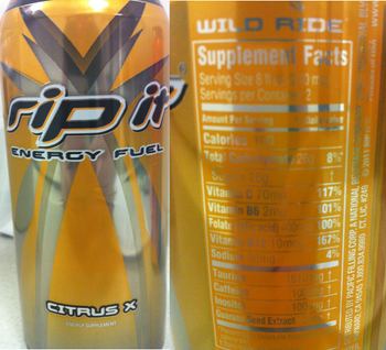 Pacific Filling Corp. Rip It Energy Fuel Citrus X - energy supplement