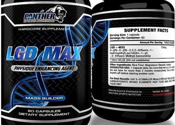 Panther Sports Nutrition LGD Max - supplement
