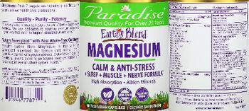 Paradise Earth's Blend Magnesium - supplement