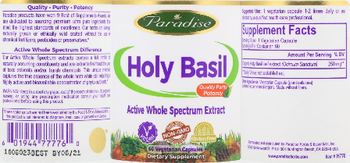 Paradise Holy Basil - supplement