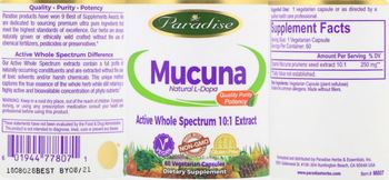 Paradise Mucuna - supplement