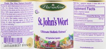 Paradise St. John's Wort - supplement
