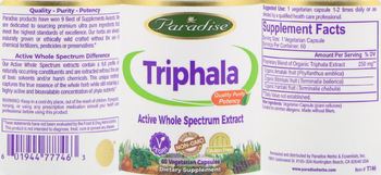 Paradise Triphala - supplement