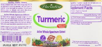 Paradise Turmeric - supplement