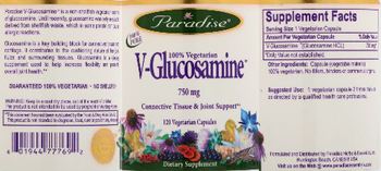 Paradise V-Glucosamine 750 mg - supplement