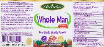 Paradise Whole Man - supplement