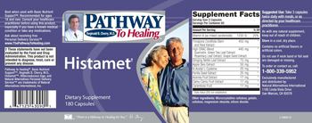 Pathway To Healing Histamet - supplement