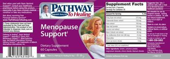 Pathway To Healing Menopause Support - supplement