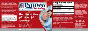 Pathway To Healing Red Yeast Rice Plus Co Q-10 - supplement