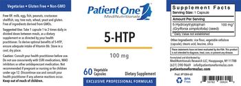 Patient One 1 MediNutritionals 5-HTP 100 mg - supplement
