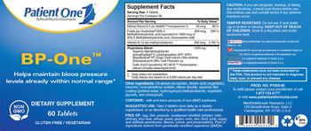 Patient One MediNutritionals BP-One - supplement