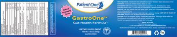 Patient One MediNutritionals GastroOne Natural Strawberry Flavor - supplement
