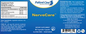 Patient One MediNutritionals NerveCare - supplement