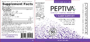 Peptiva Peptiva + Sleep Support - supplement