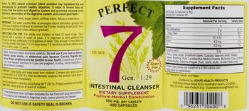 Perfect 7 Intestinal Cleanser - supplement