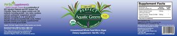 Perfect Supplements Organic Pefect Aquatic Greens - supplement